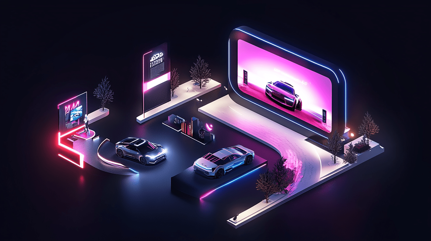 Create a website for a car service