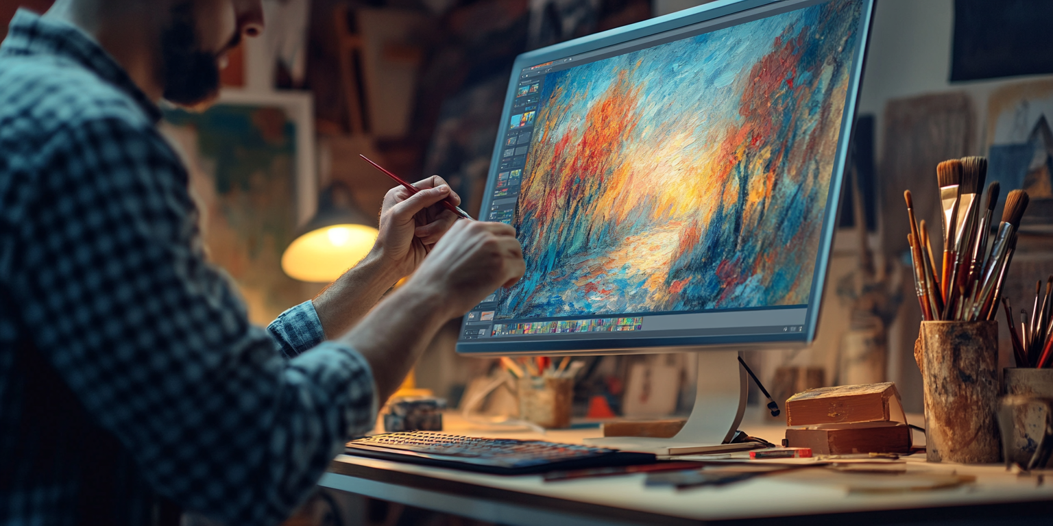 Web page with a unique design