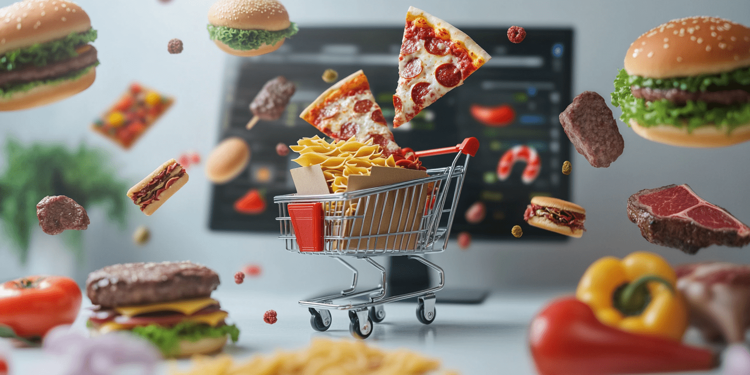 Develop a website for food delivery