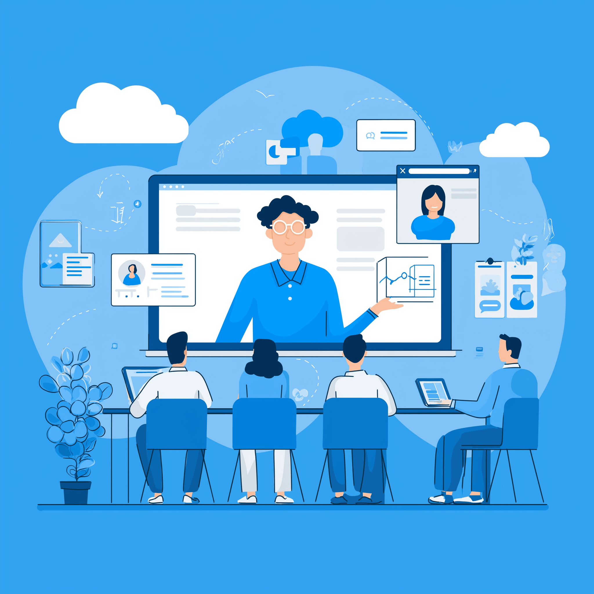 What should a website for an advertising campaign look like