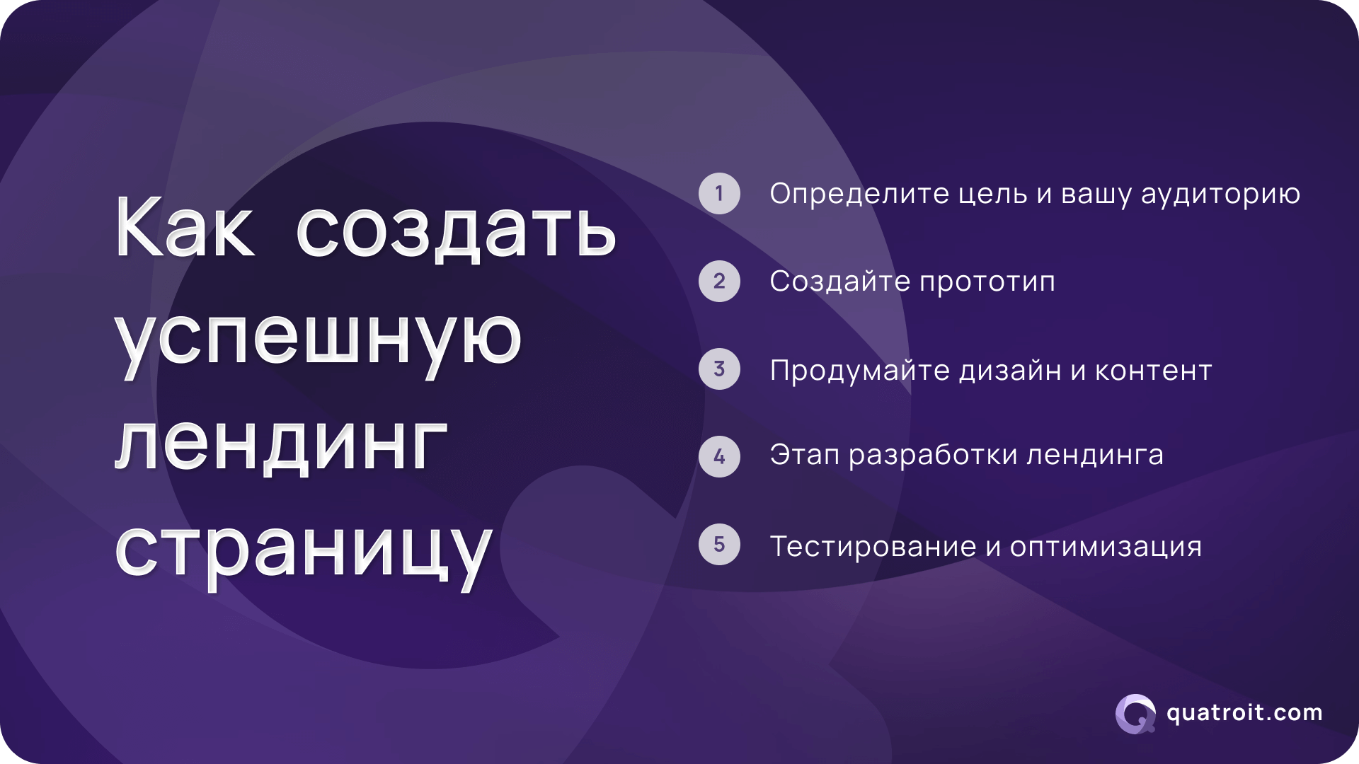 Как создать успешную лендинг страницу