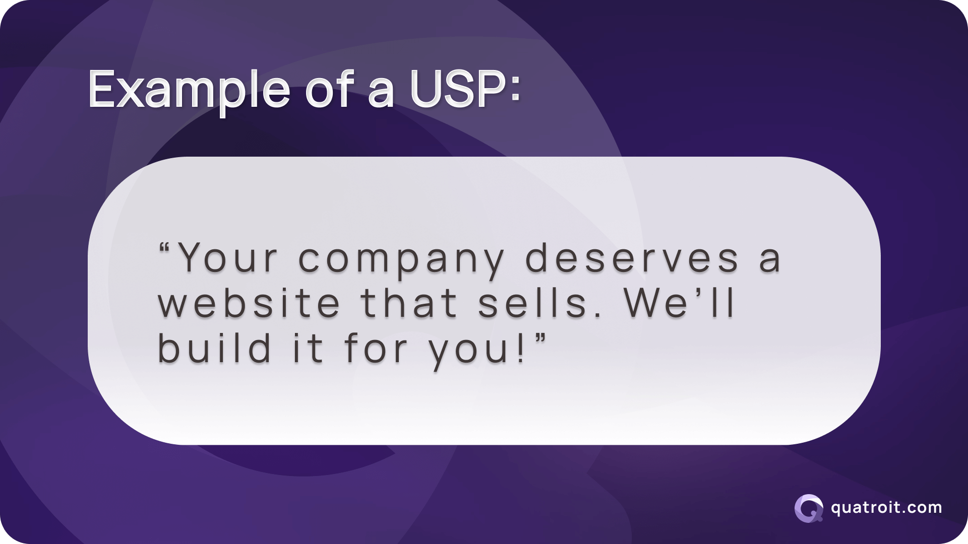 Example of an effective landing page UTP